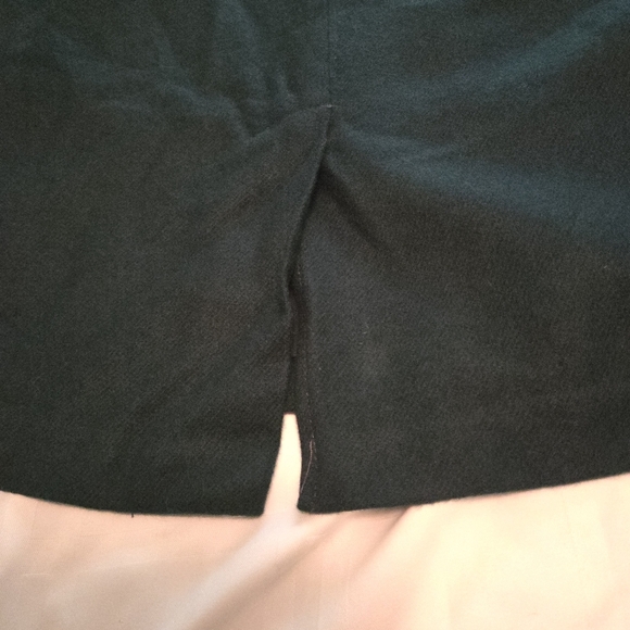 Vintage 80s Sag Harbor 100% Wool Pencil Skirt NWT Hunter Green Pure New Wool 12 - Picture 5 of 13